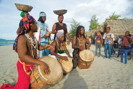 Garifuna Ceremony in Roatan Honduras